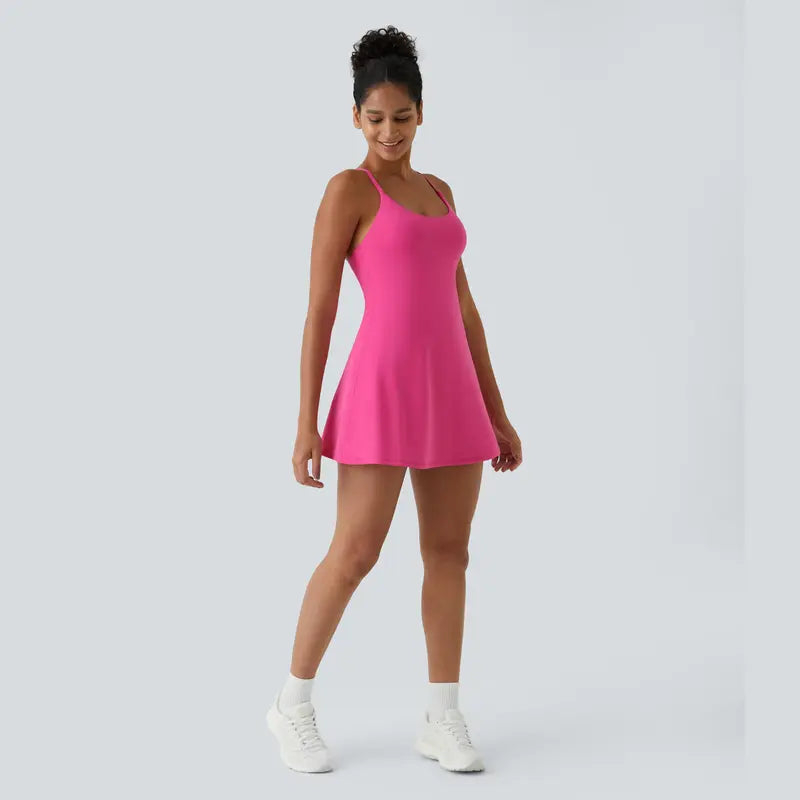 Plush Active Dress-Longer Length-Easy Peezy Edition DD-F Cups