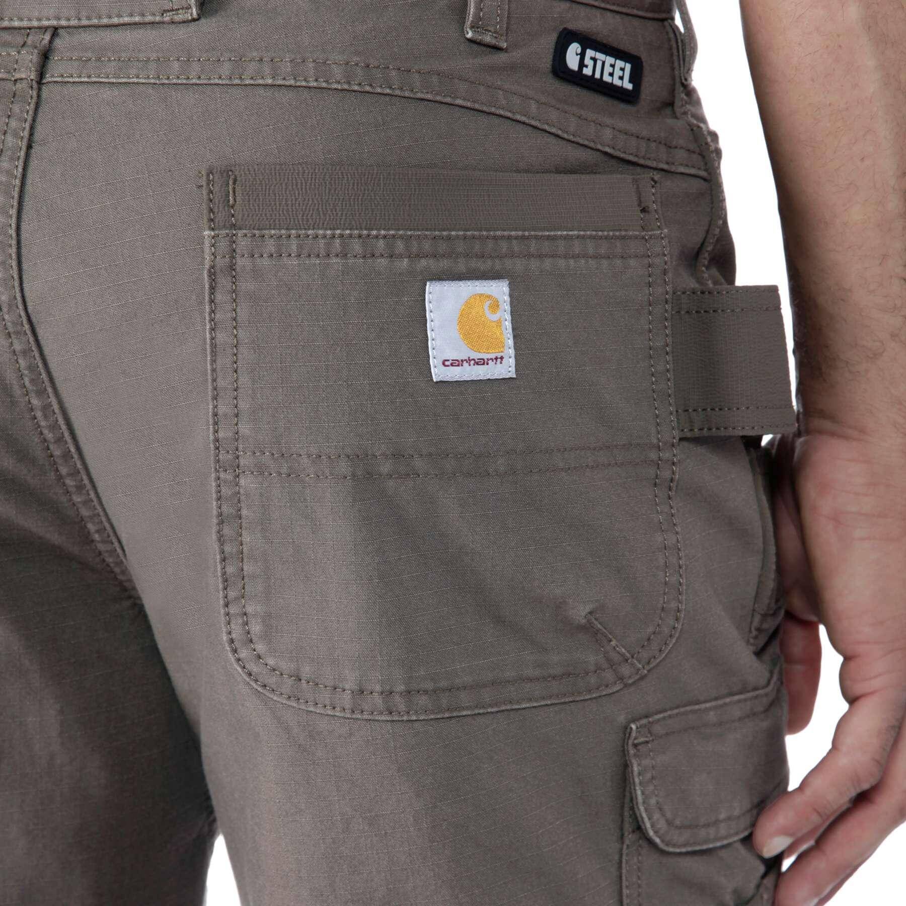 CHT Relaxed Straight Steel Rugged Flex Stretch Ripstop Double-Front Cargo Trousers 105072