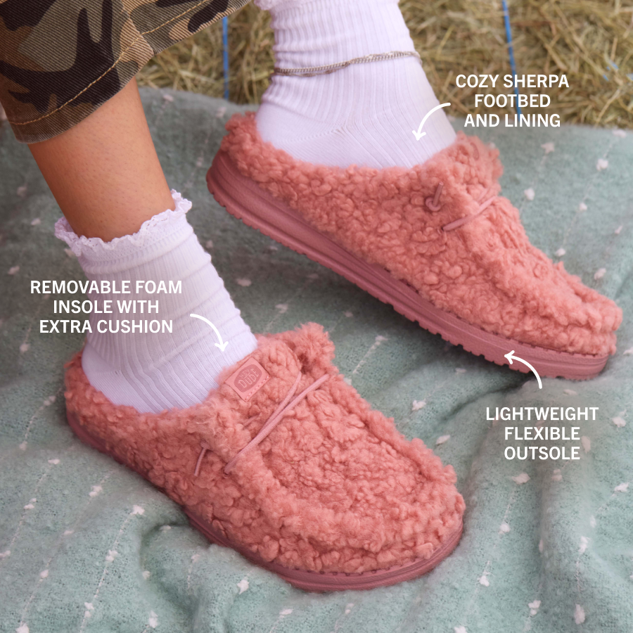 Wendy Slipper - Dusty Pink