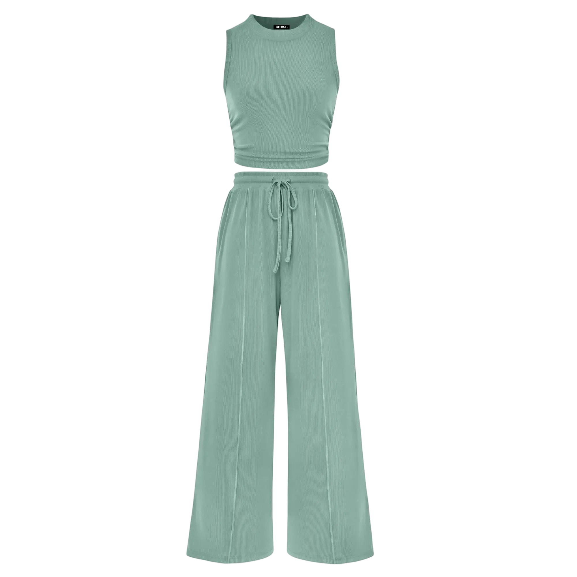 Women's Ribbed Knit Lounge Set