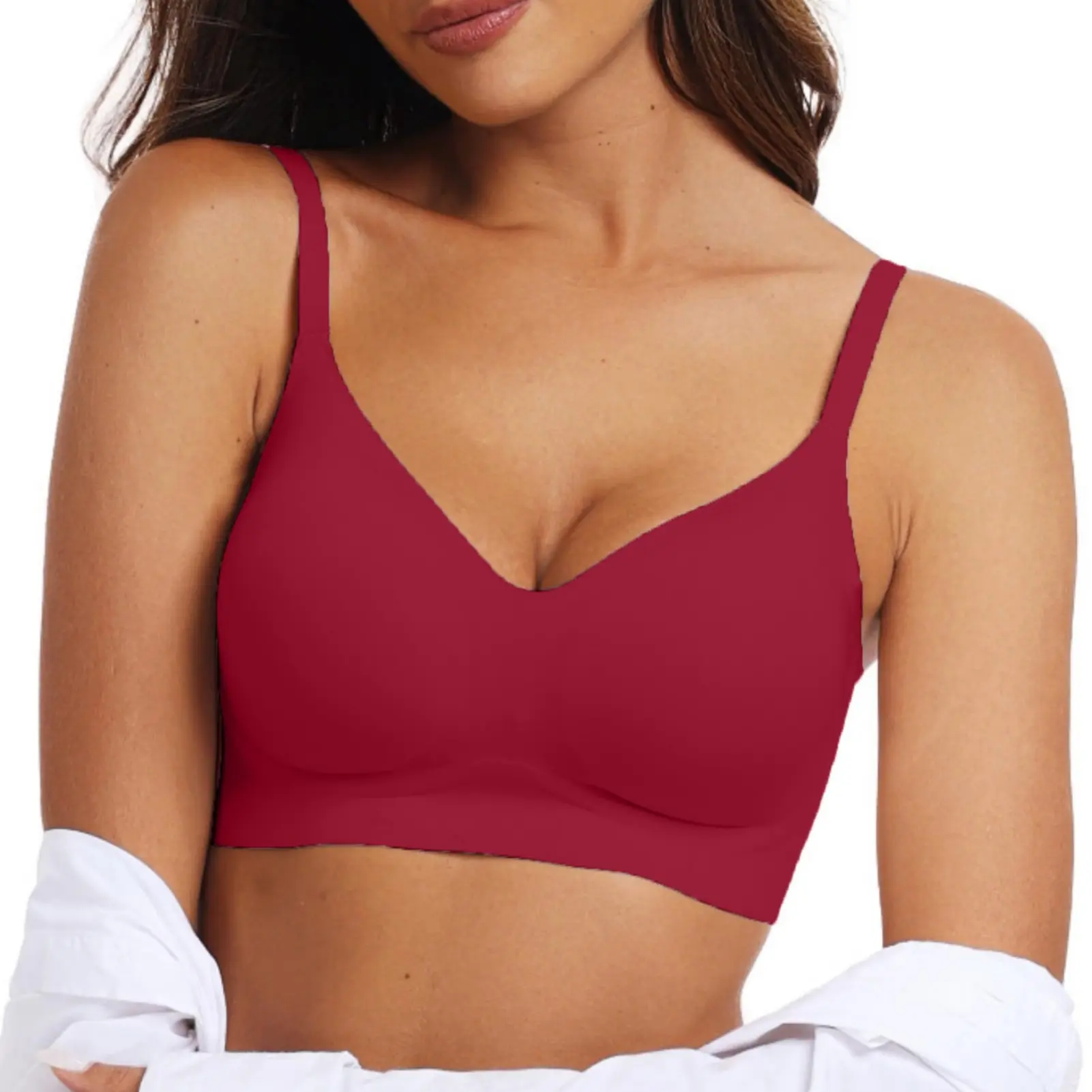 Women's Seamless Wireless Push Up Bra