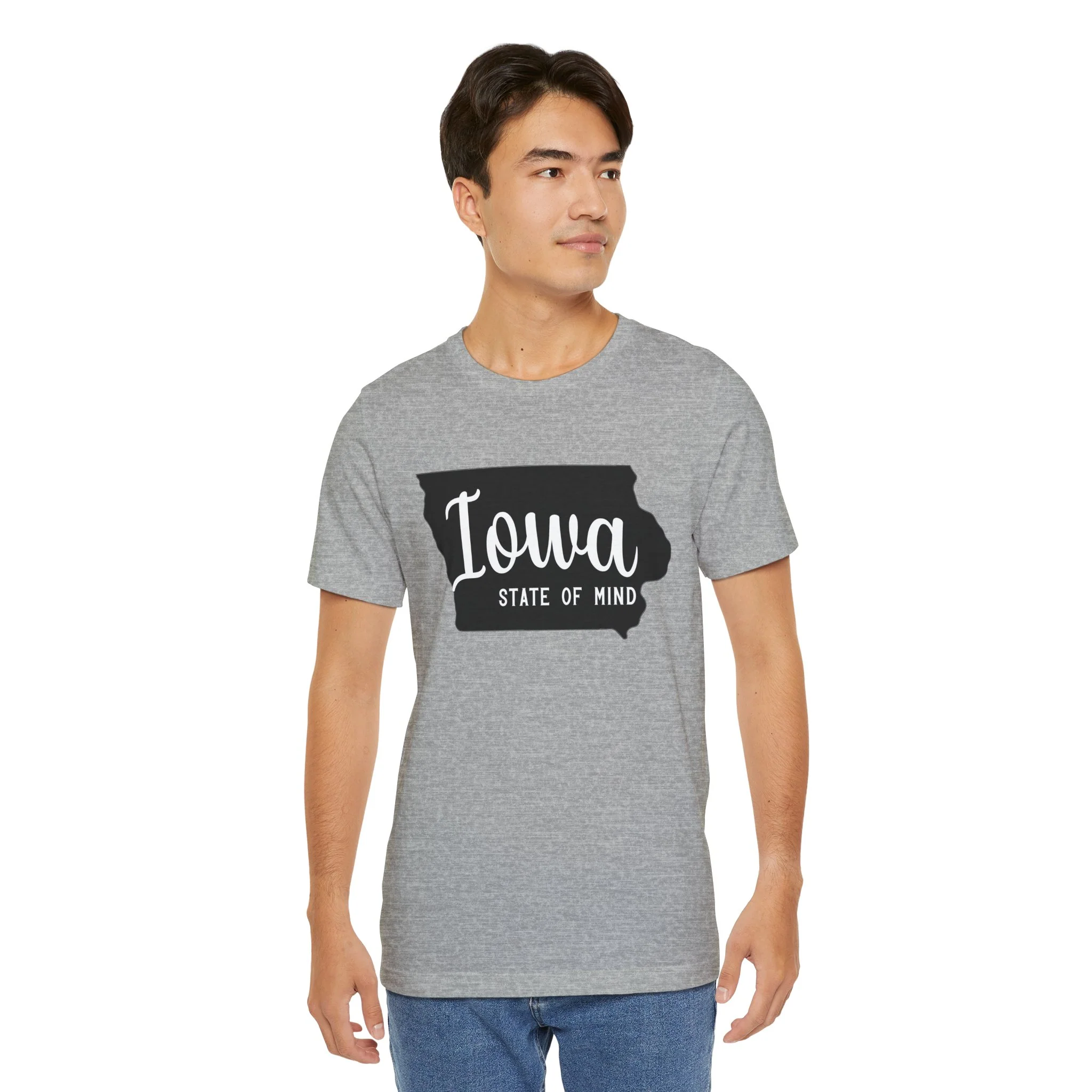 Iowa State of Mind Bella Canvas Jersey Short Sleeve Tee - Multiple Colors