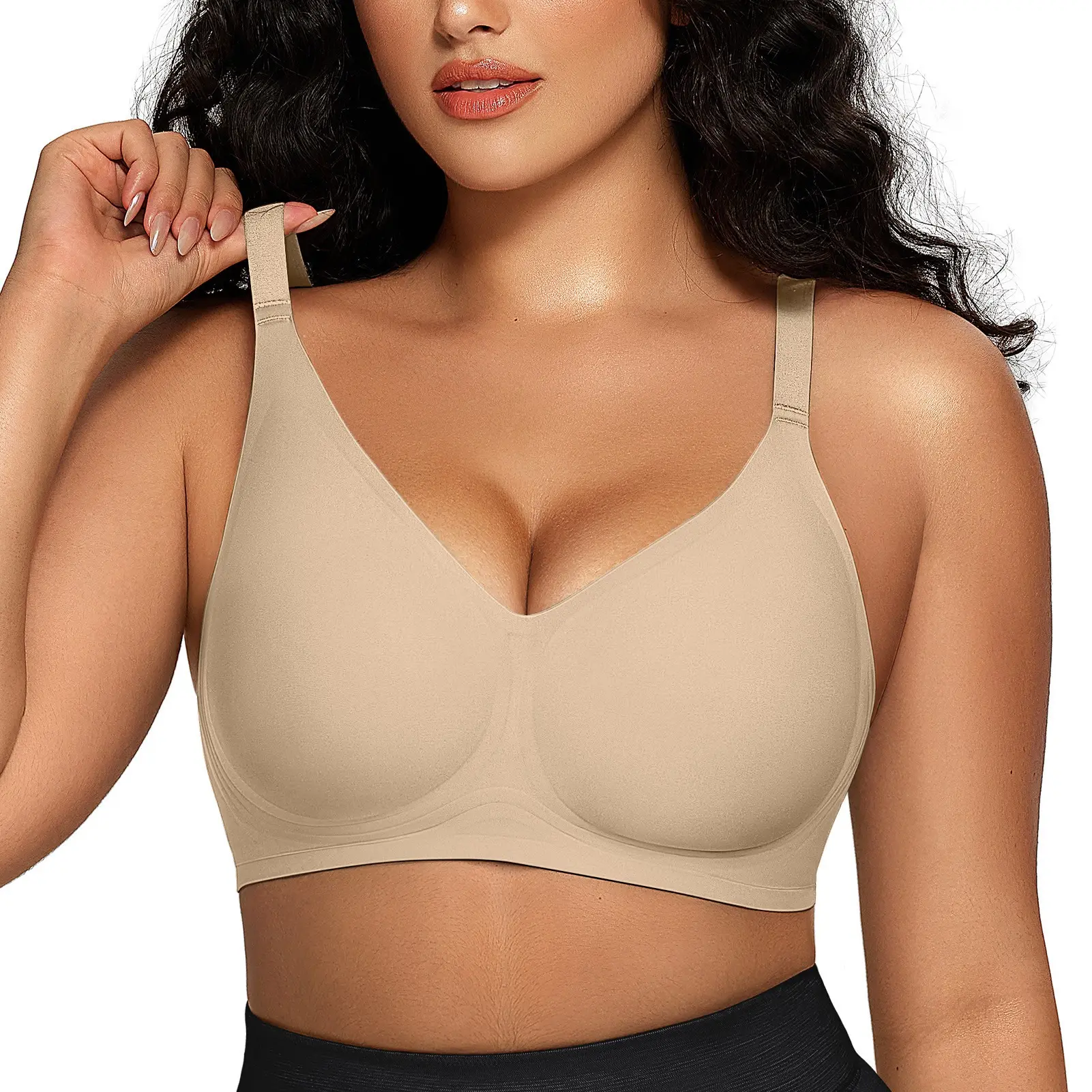 Women's Wireless Seamless Push Up Bra - Comfort Fit