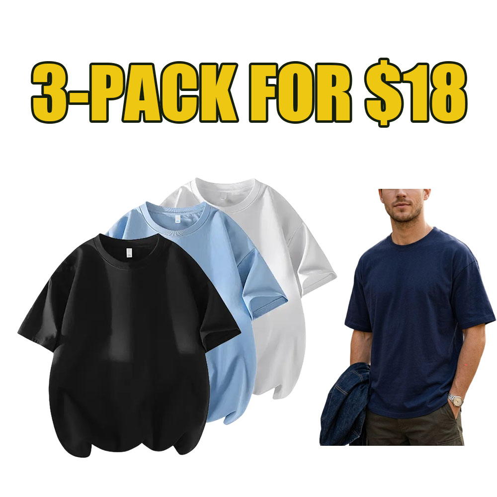 Men’s 10-Pack Everyday Crew Tees