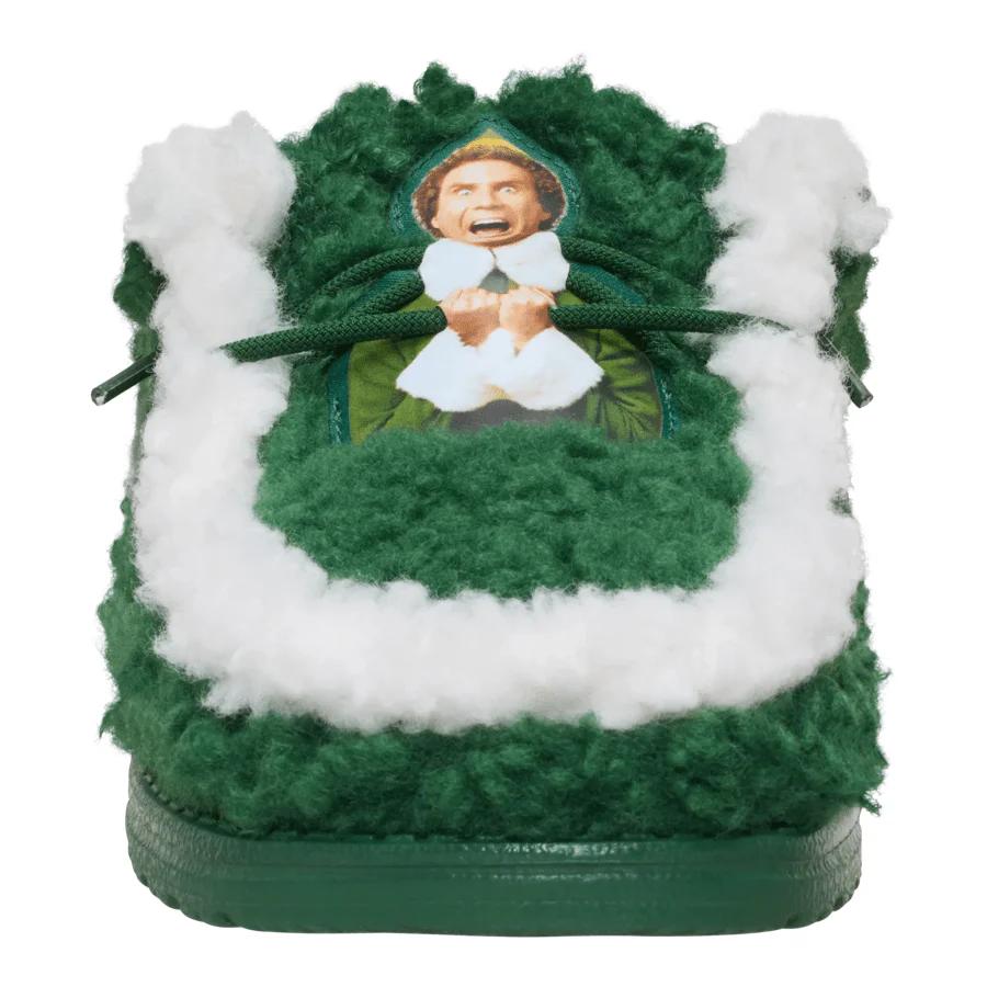 Wally Slipper Buddy The Elf - Pine Green/Winter Green