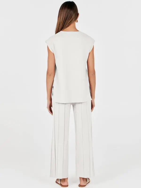 Women’s Crewneck & Wide Leg Lounge Set
