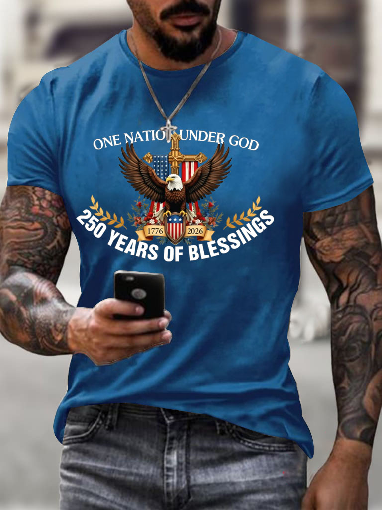 Men'S American Flag Jet Fighter T-Shirt