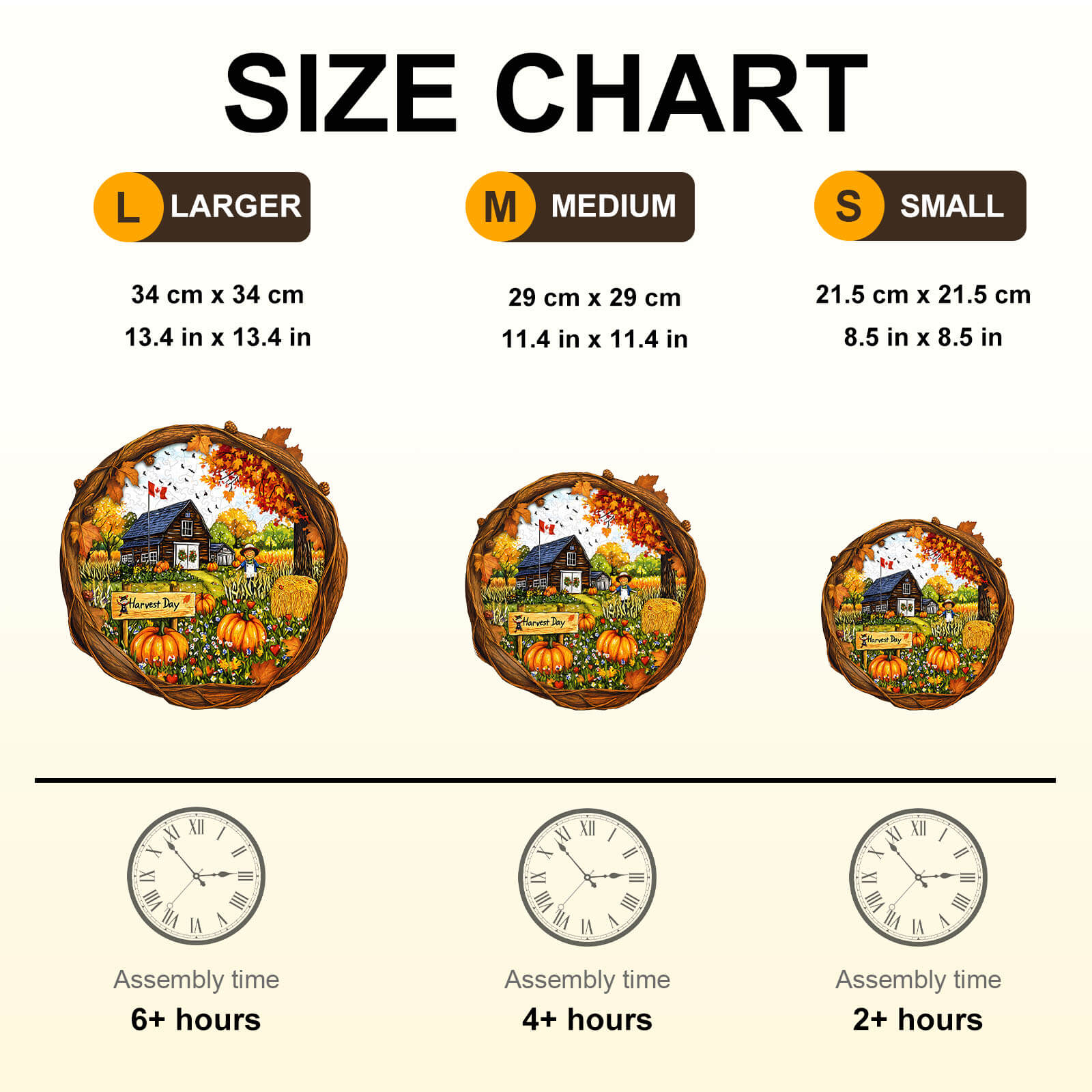 Harvest Day Wooden Jigsaw Puzzle