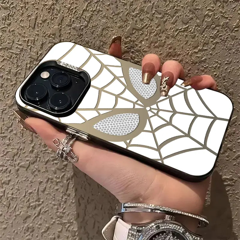 Classic Cool Grid Pattern IMD Laser Phone Case, Military Grade Anti Drop