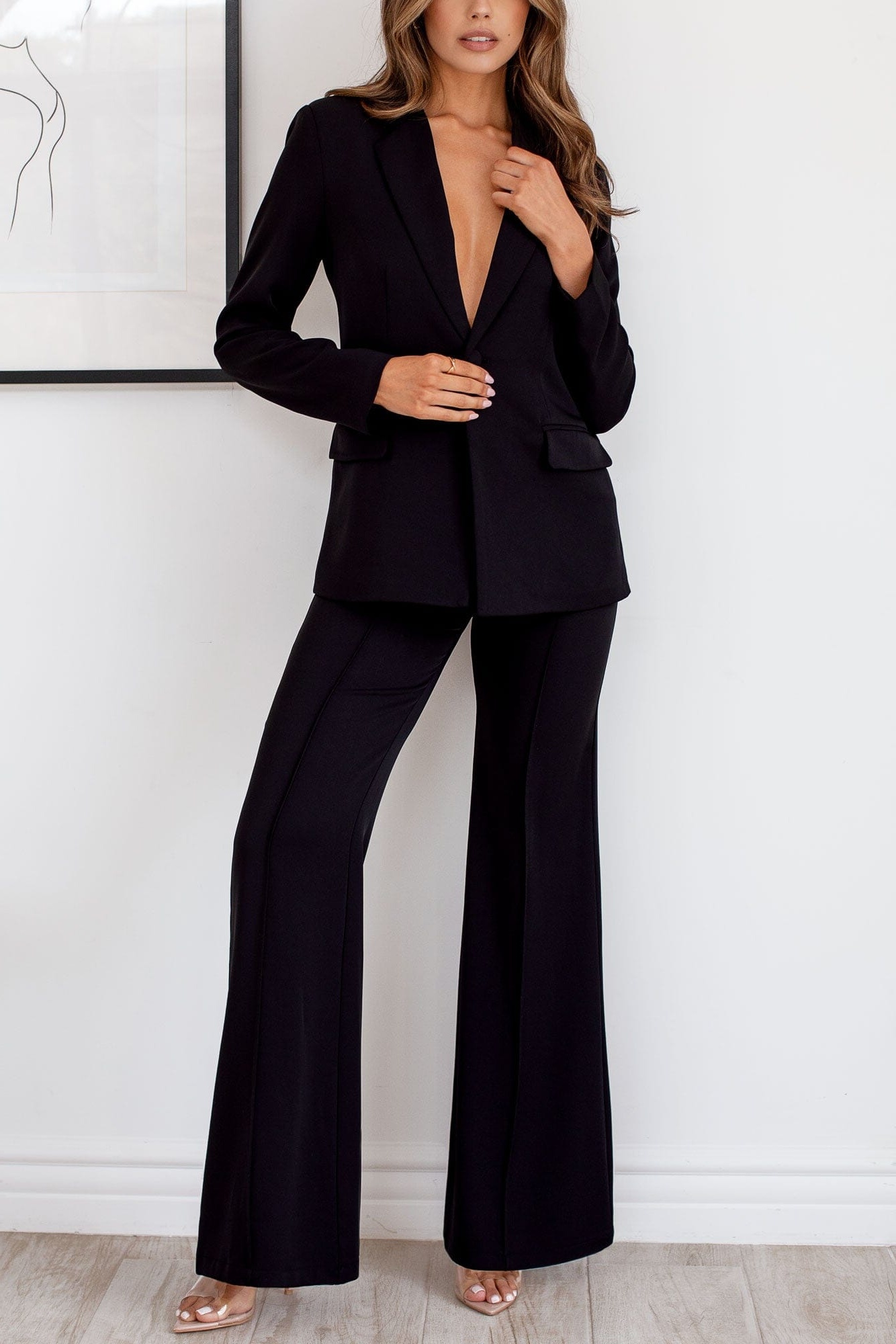 Refined Flare Pants