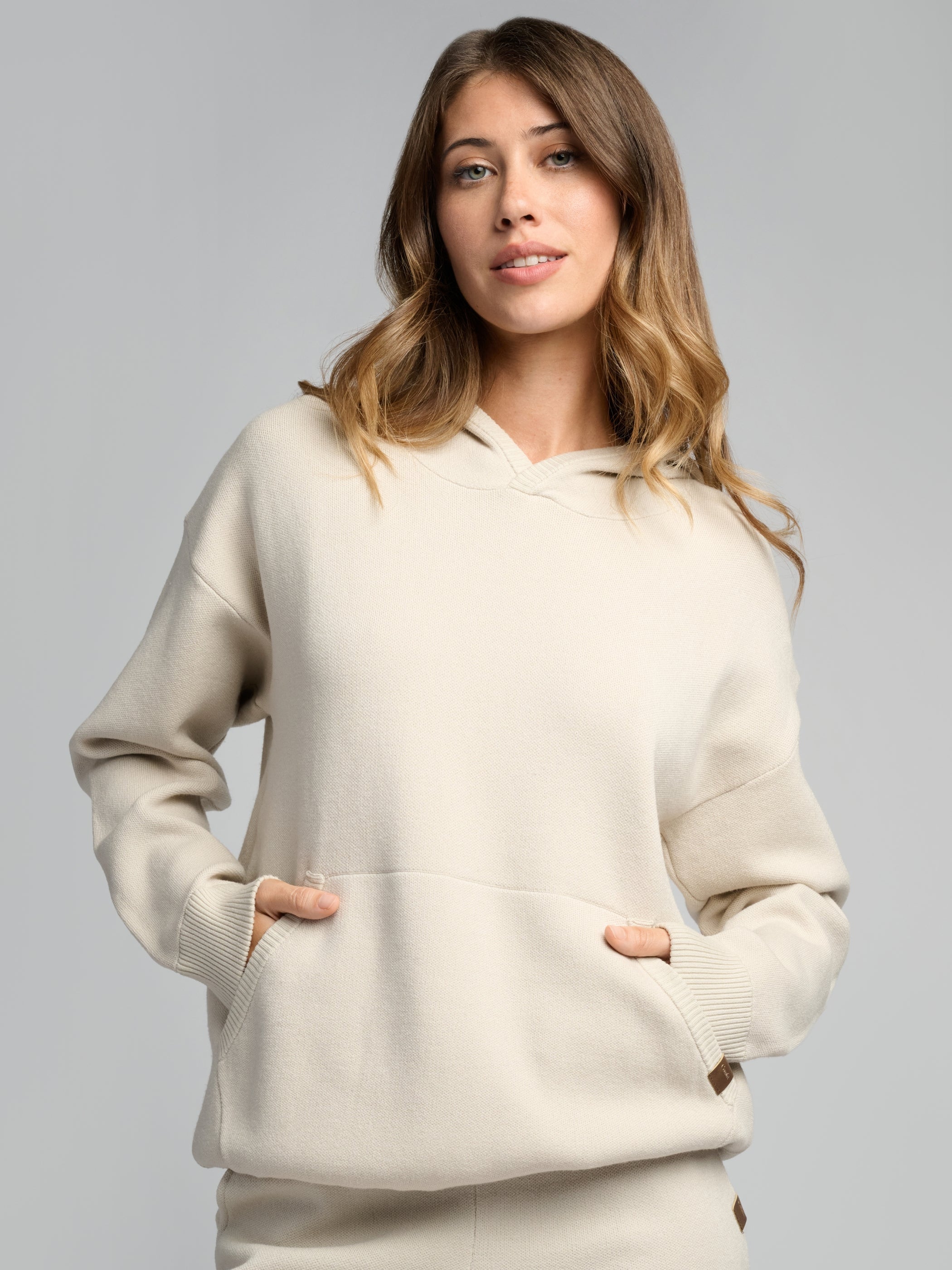 Sweater Knit Hoodie