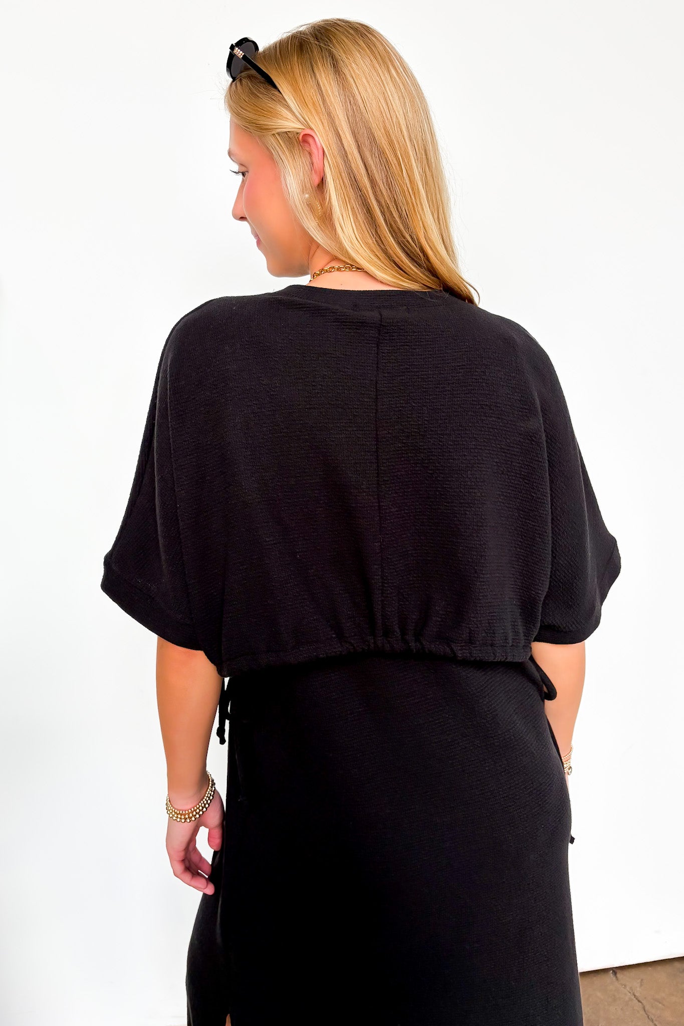Side Tie Maxi Dress