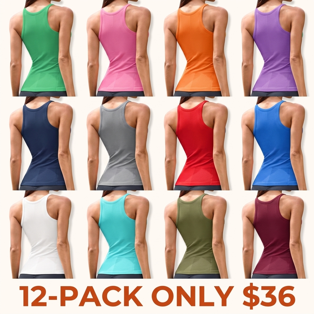 Women's Sports Tank Top (with Built-in Pads)