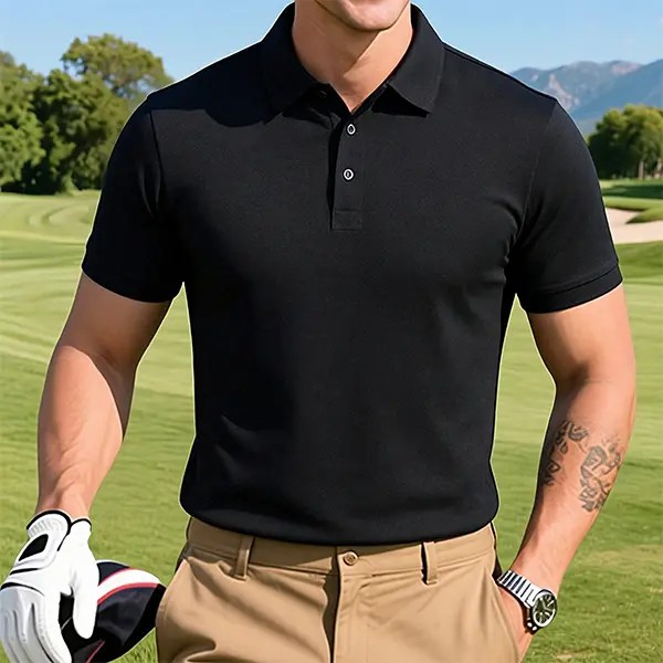 Men's 8-Pack Multicolor Polo Shirts – Slim Fit Short Sleeve Casual Business Wear
