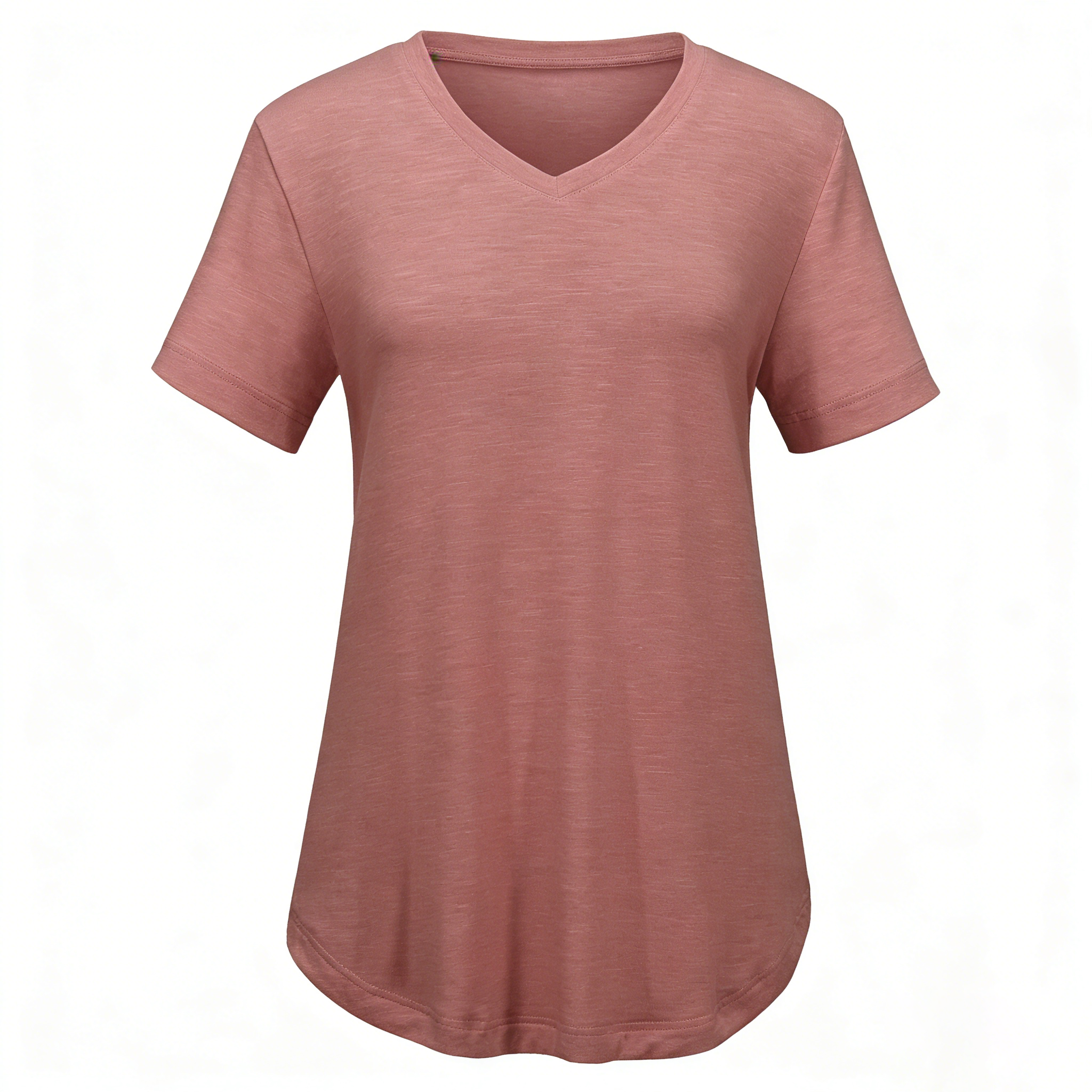 Women's Casual V-Neck Short Sleeve Tees
