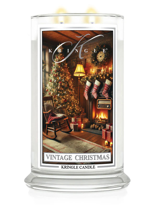 Vintage Christmas Large Jar | Soy Candle