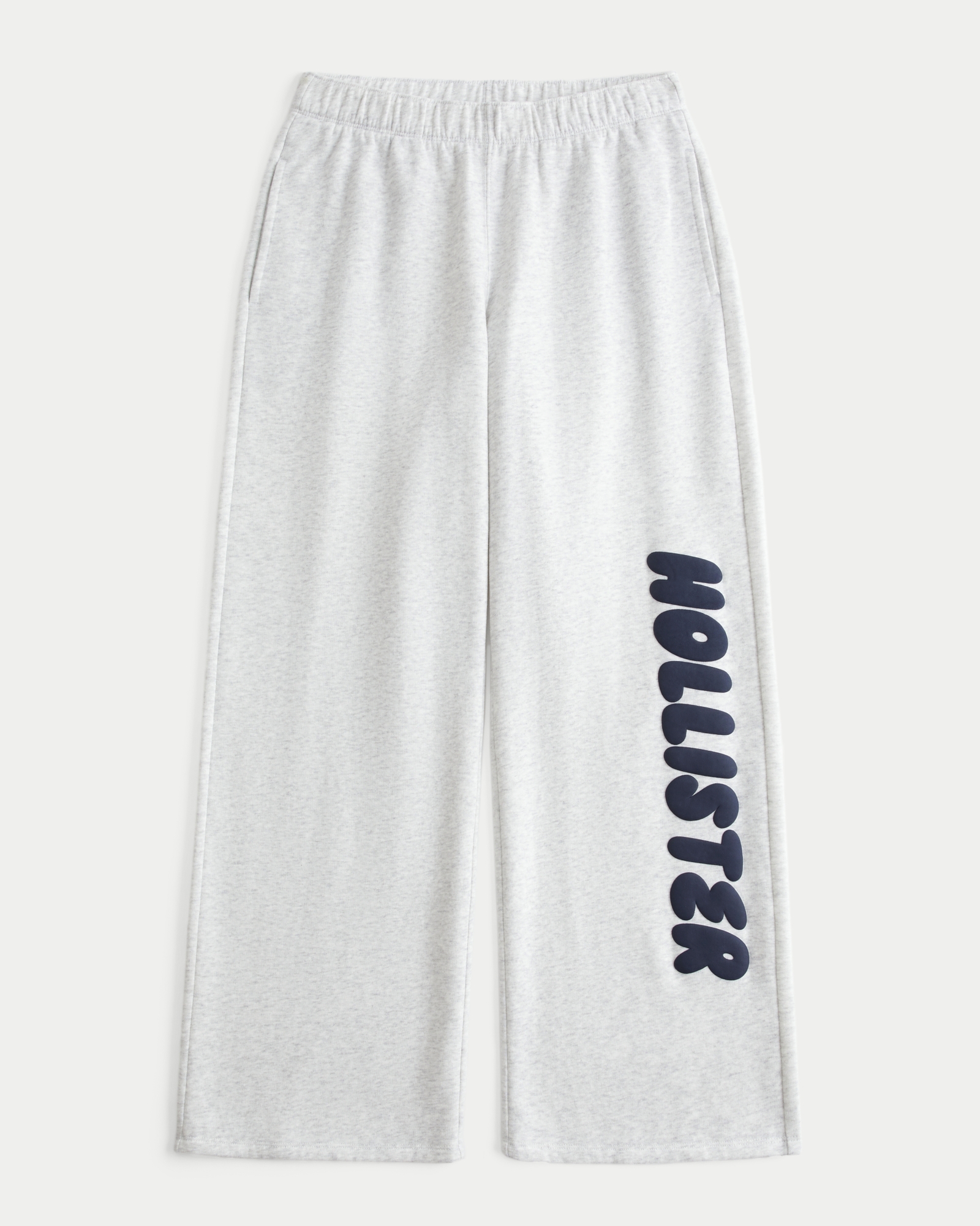 Logo Graphic Pink Camo Wide-Leg Sweatpants