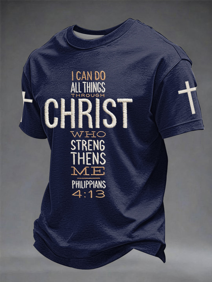Men'S Faith Printed T-Shirt