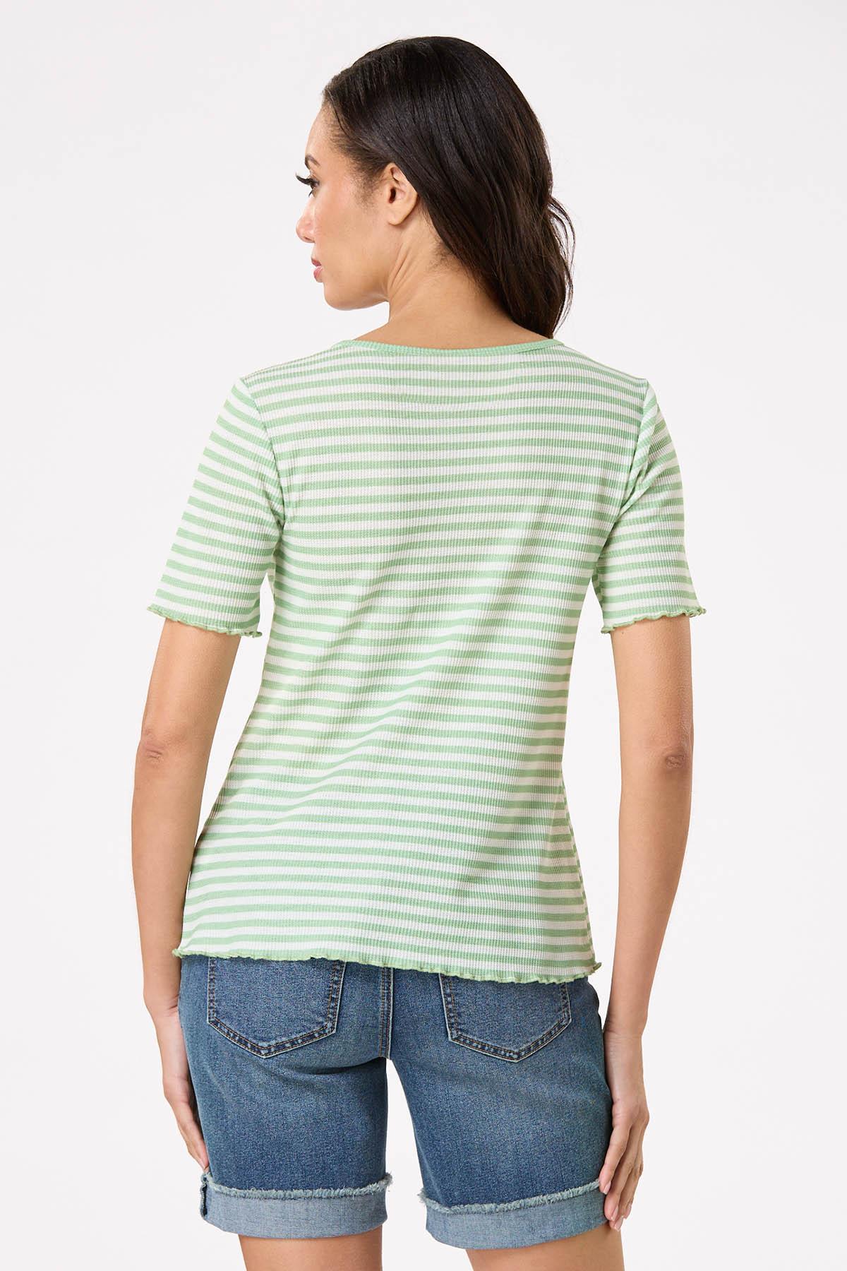 Stripe Lettuce Trim