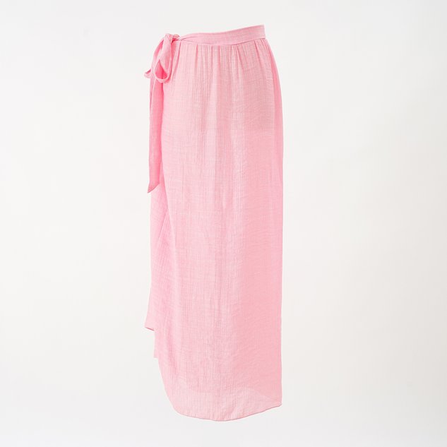 2025 new summer European and American style leopard print beach vacation chiffon print tie-dye strappy beach wrap skirt