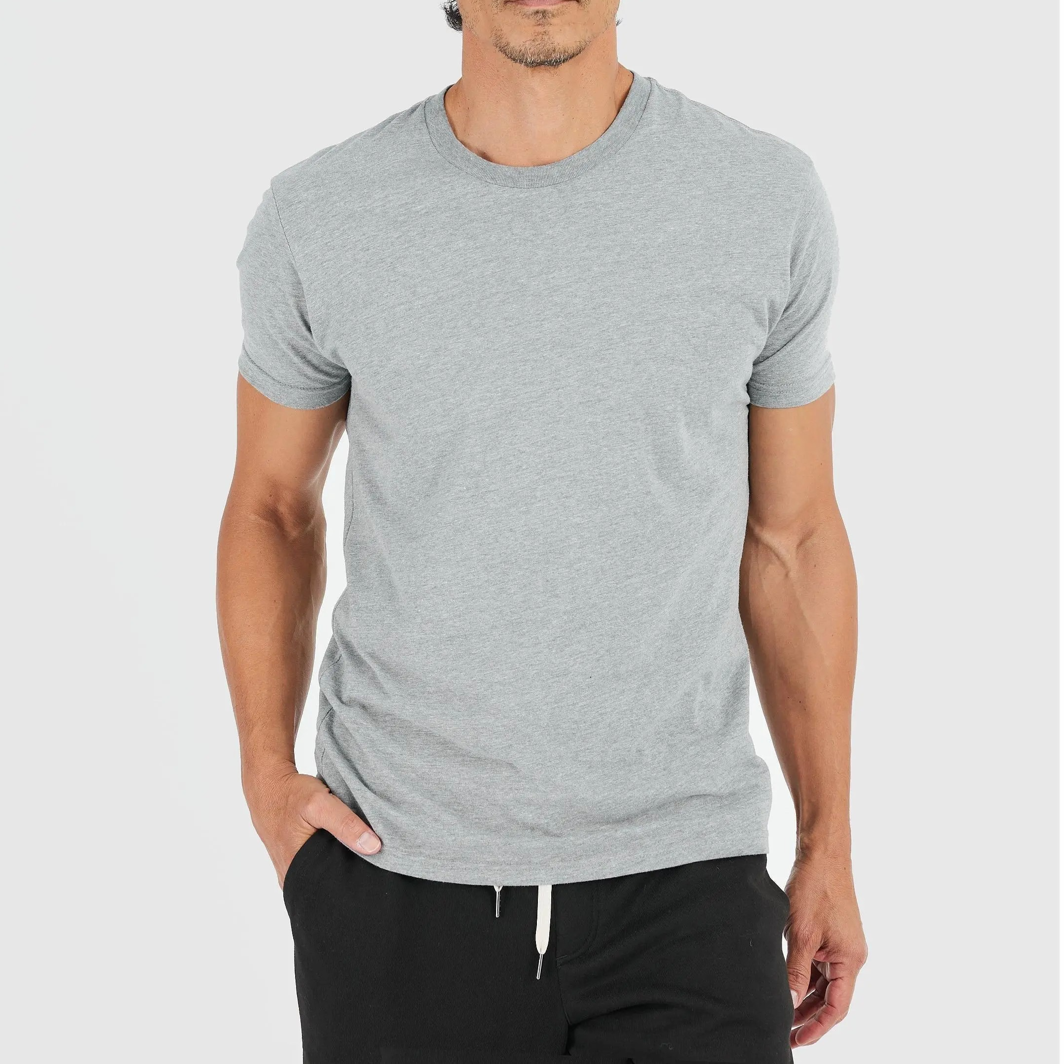 Men's Premium Fit Short Sleeve Crew Neck T-Shirt – Soft Everyday Essential