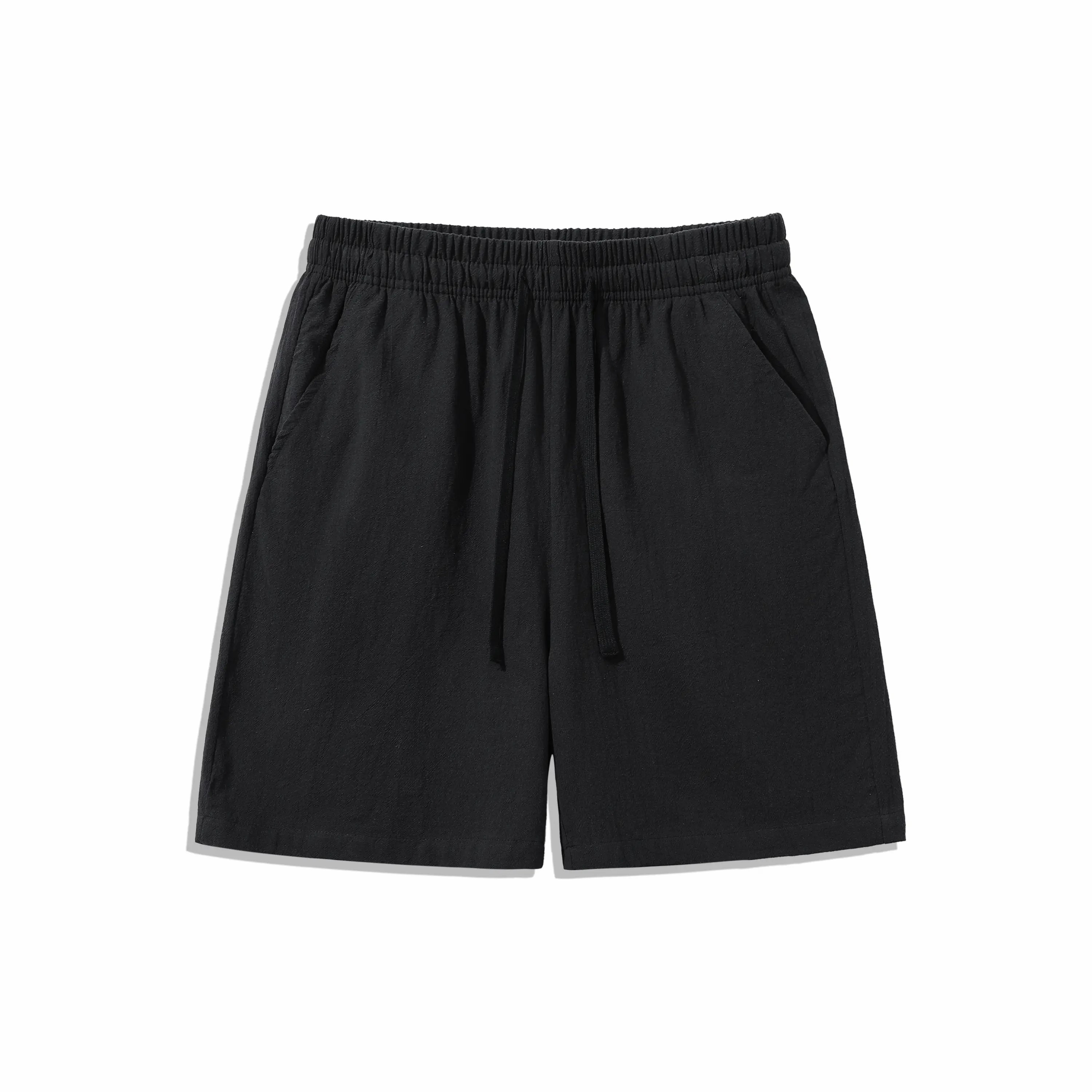 Unisex 4-Pack Premium Cotton Linen Casual Beach Shorts