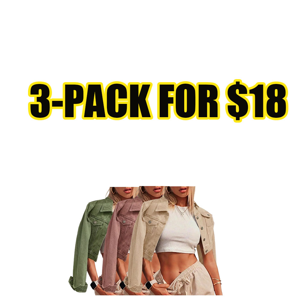 Women's Cropped Denim Jacket