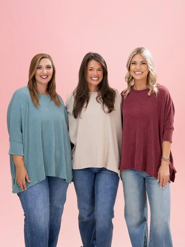 Raised Rib Easy Fit Top
