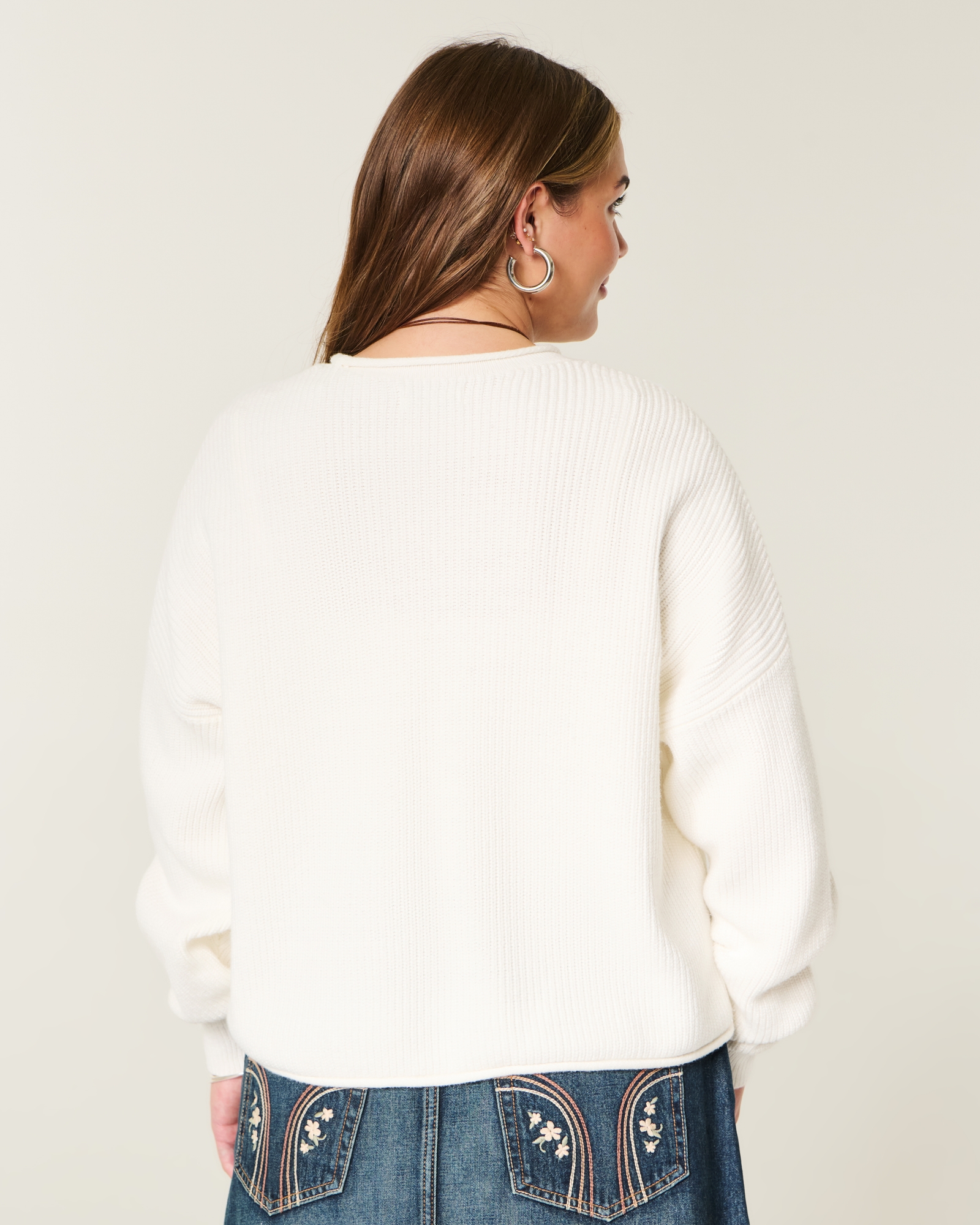 Easy Rollneck Crew Sweater