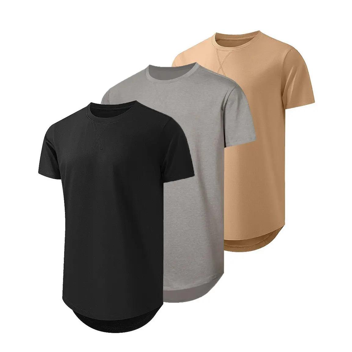 Men's Cotton Hipster Crewneck T-Shirts