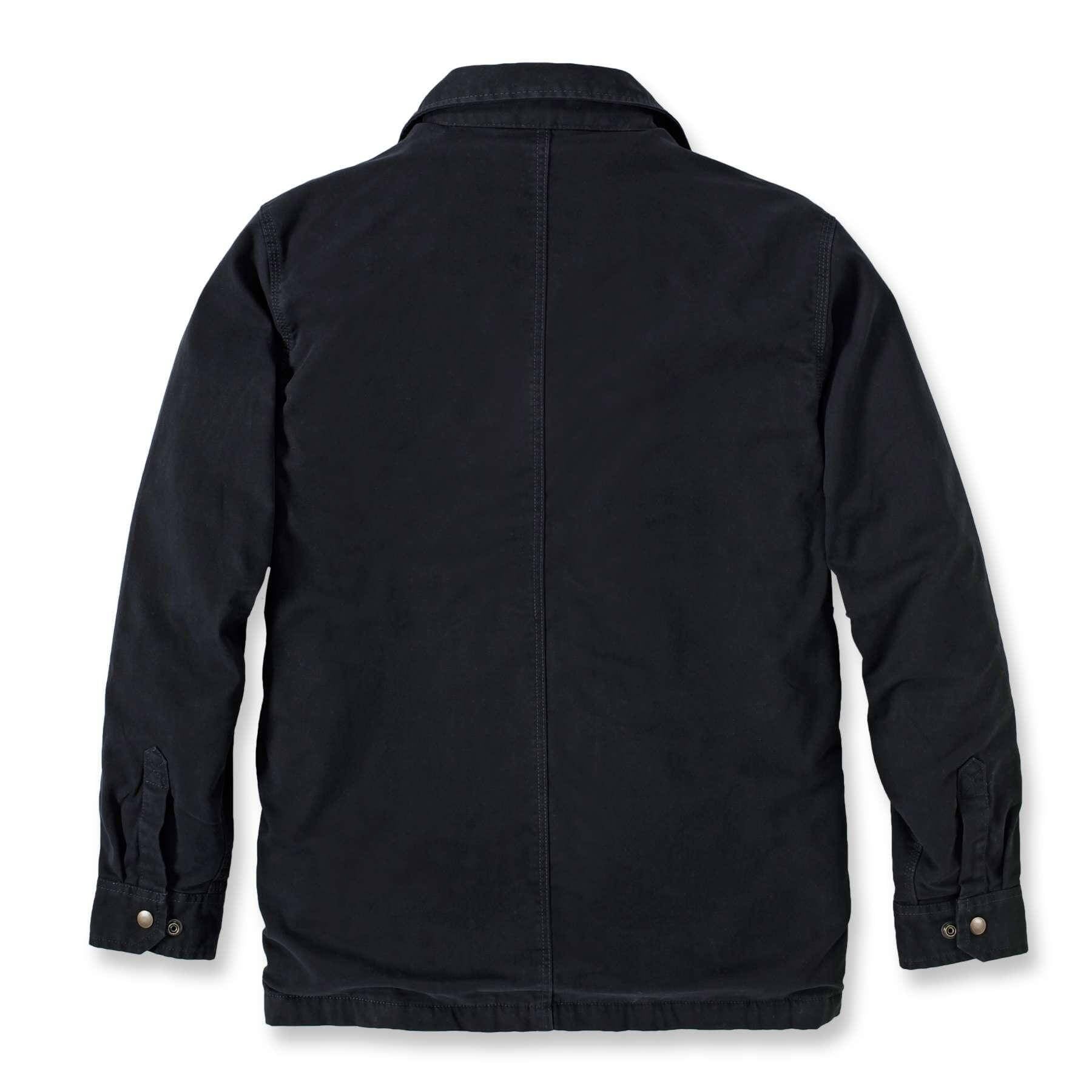 CHT Rugged Flex Relaxed fit Canvas Fleece Lined Snap-Front Shirt Jacket 105532