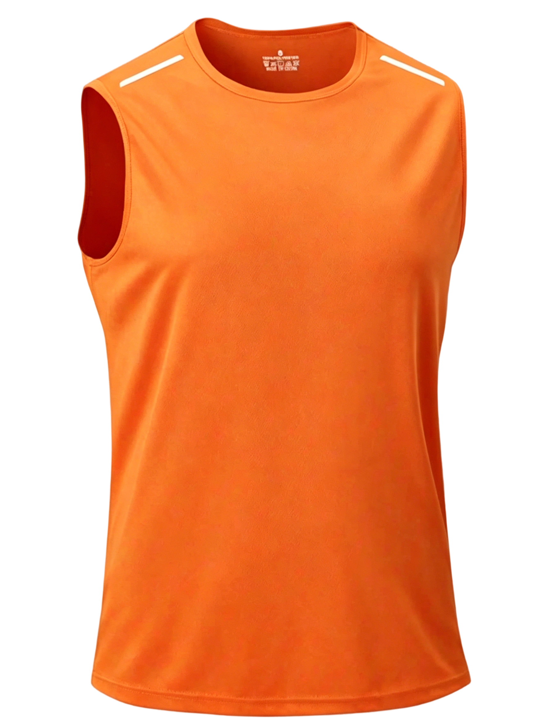 10-Pack Quick-Dry Sleeveless Sports Vest with Reflective Shoulder Strips