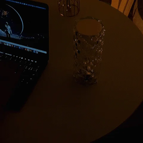 Touching Control Rose Lamp