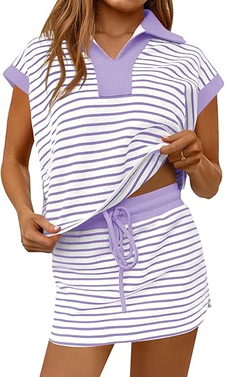 Women's 2-Piece Polo Skort Set