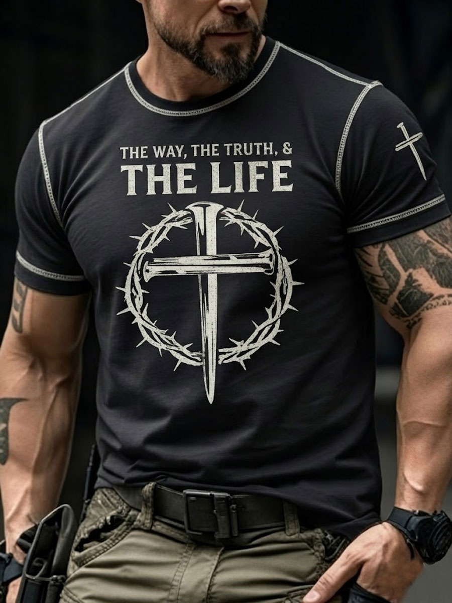 Men'S Faith Printed T-Shirt