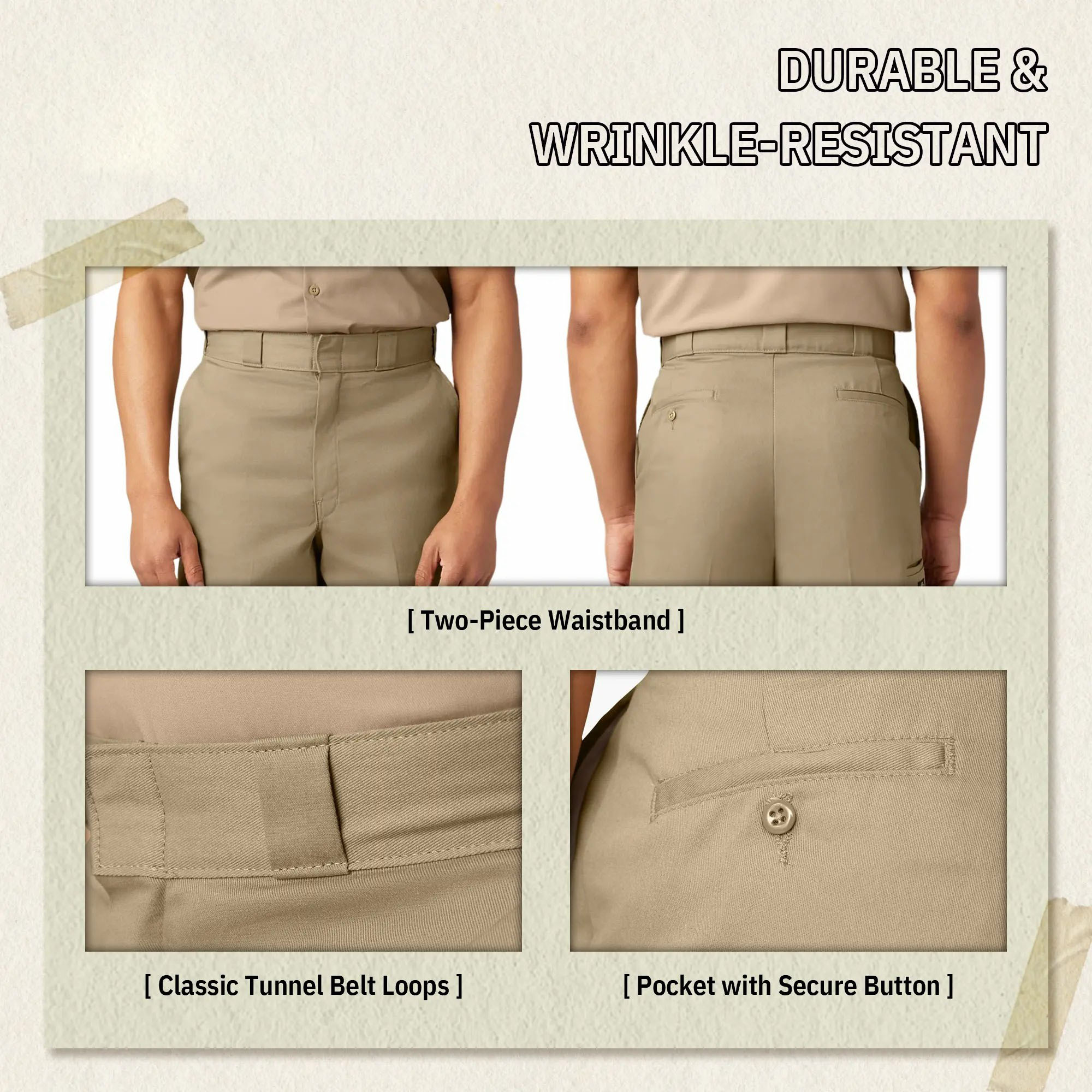Men's Loose Fit Work Shorts – 15