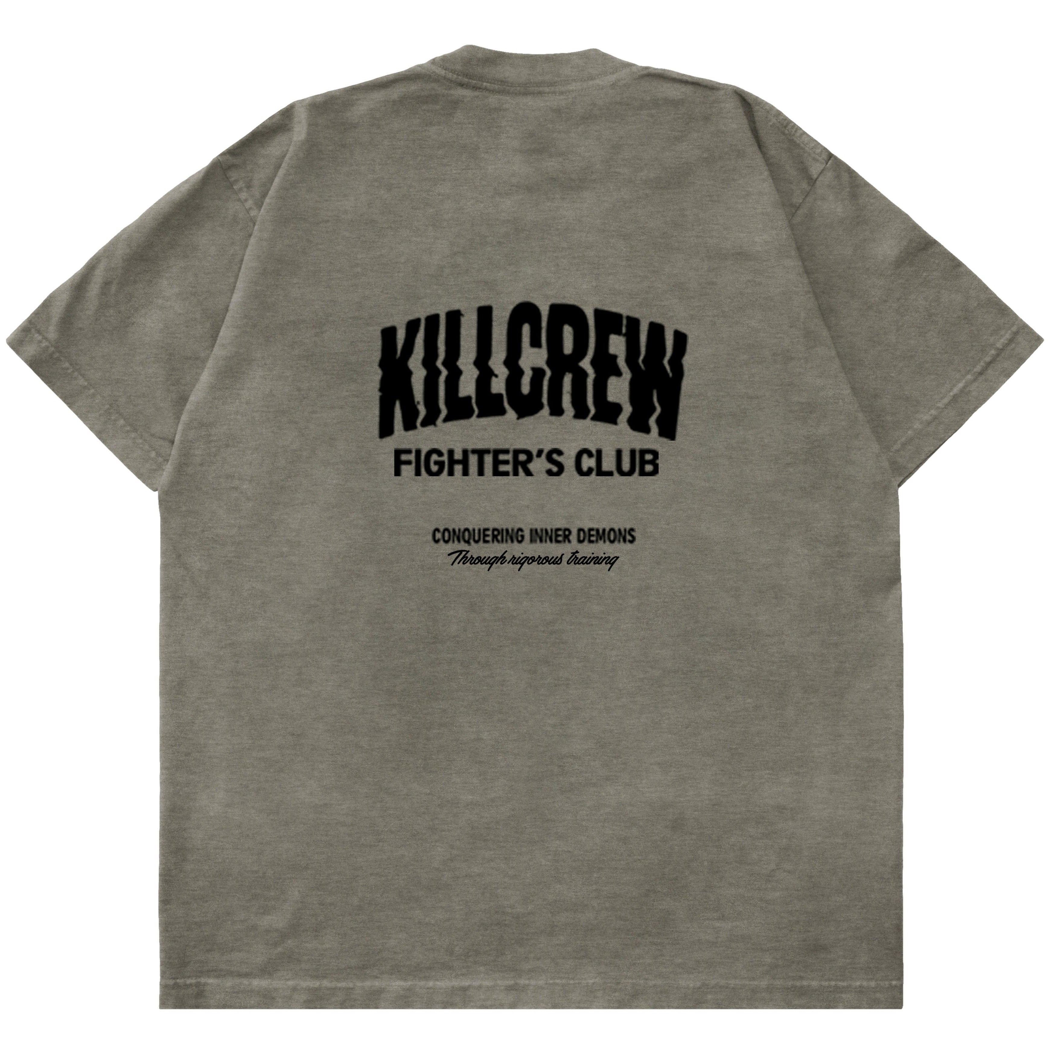 RELAXED FIT RIGOROUS TRAINING T-SHIRT - OLIVE / BLACK