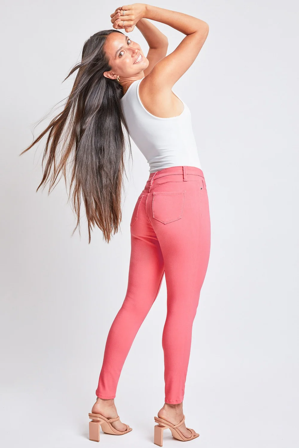 Jeanswear Full Size Hyperstretch Mid-Rise Skinny Jeans
