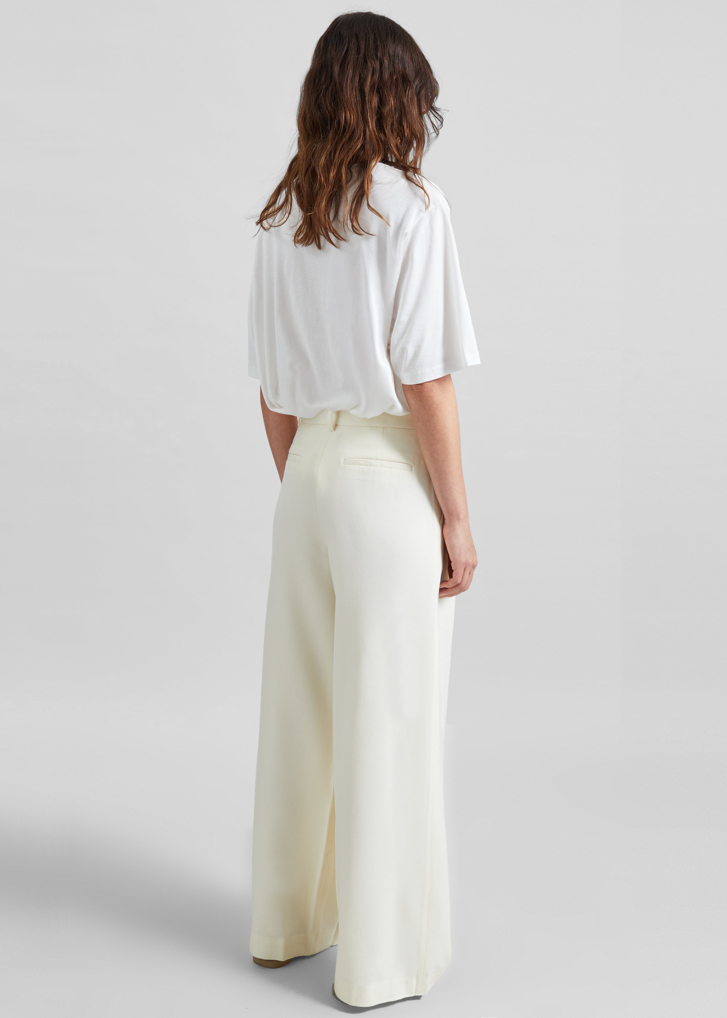 Halser Pintuck Trousers - Ivory