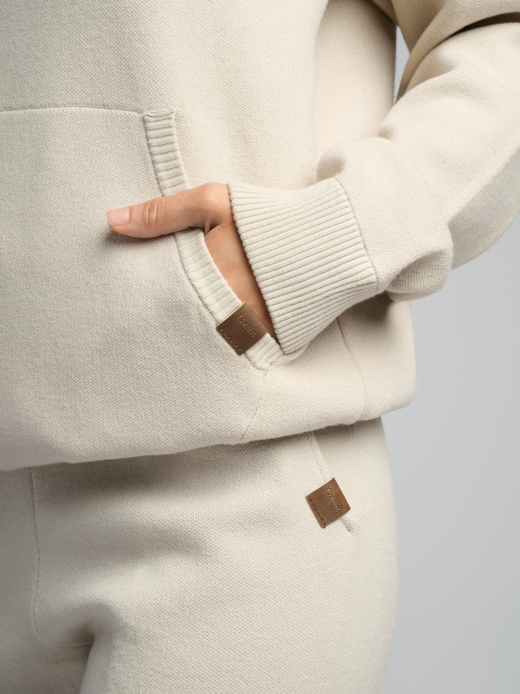 Sweater Knit Hoodie