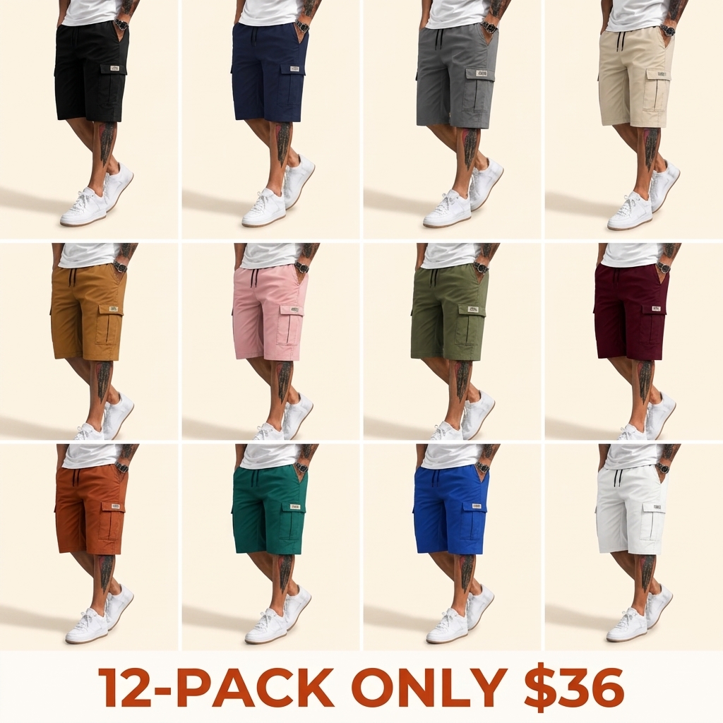 Men's slim-fit shorts