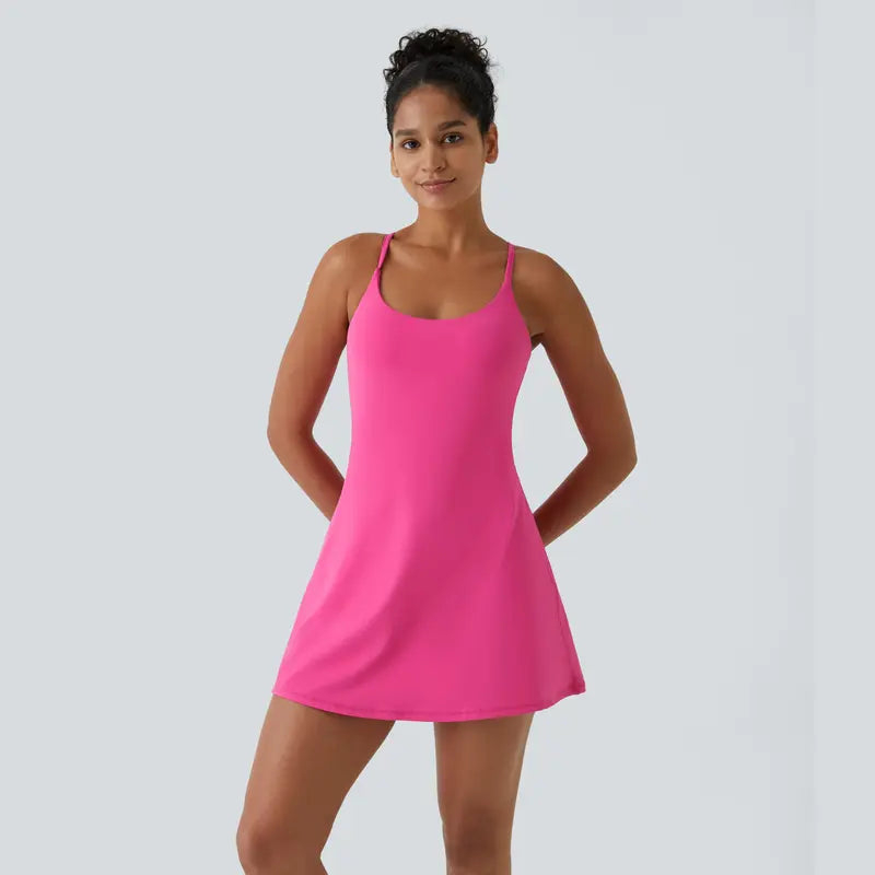 Plush Active Dress-Longer Length-Easy Peezy Edition DD-F Cups