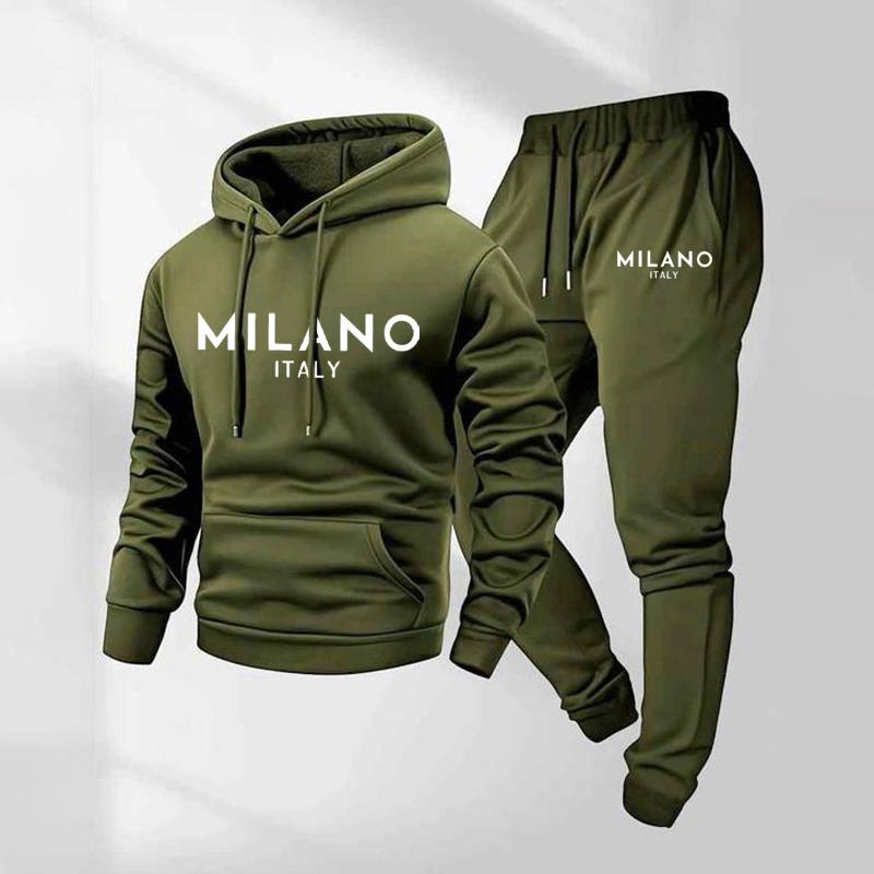 Men’s Printed Hoodie & Sweatpants Set
