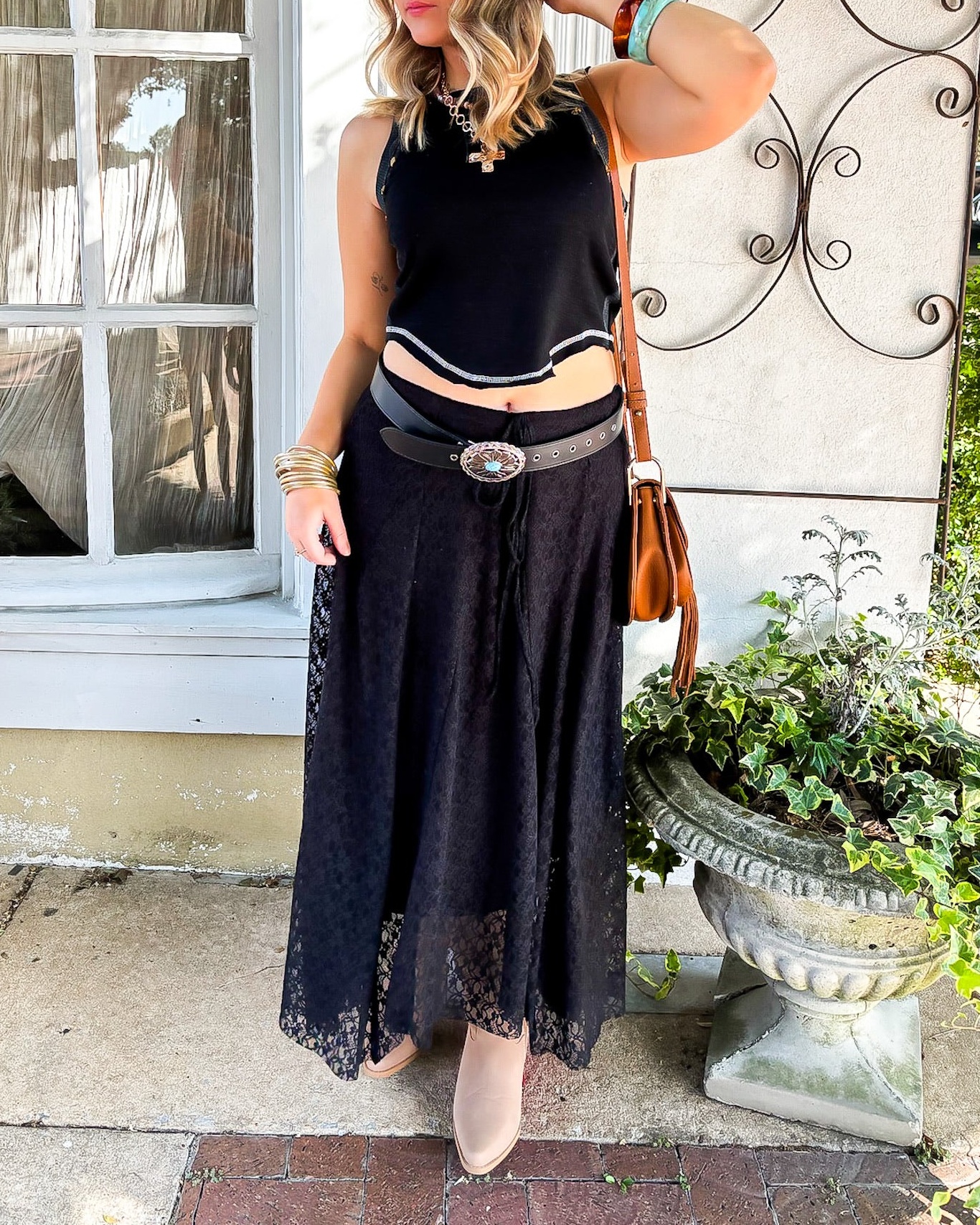 Lace Maxi Skirt