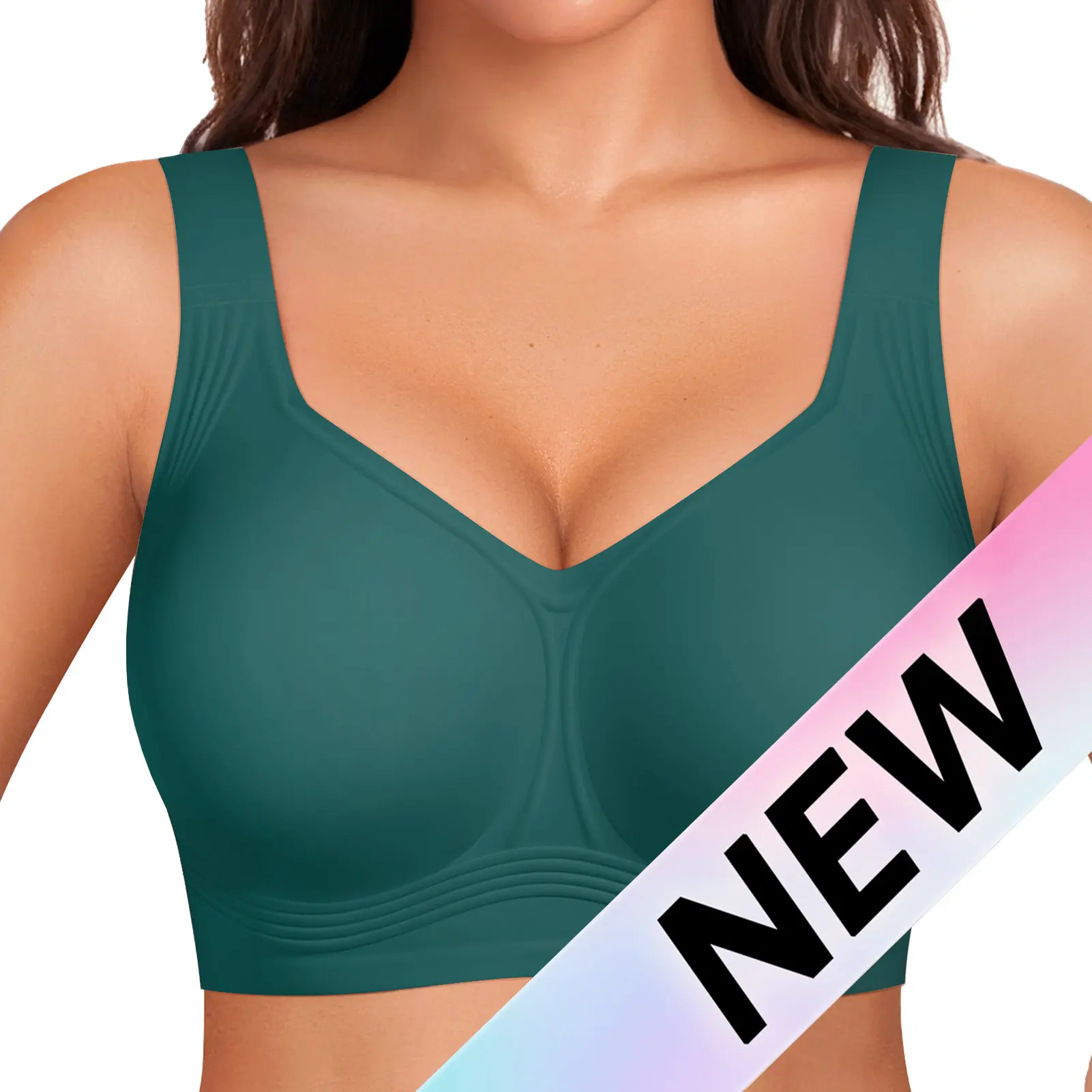 Women Wirefree Bras - Comfortable Wireless Padded Support