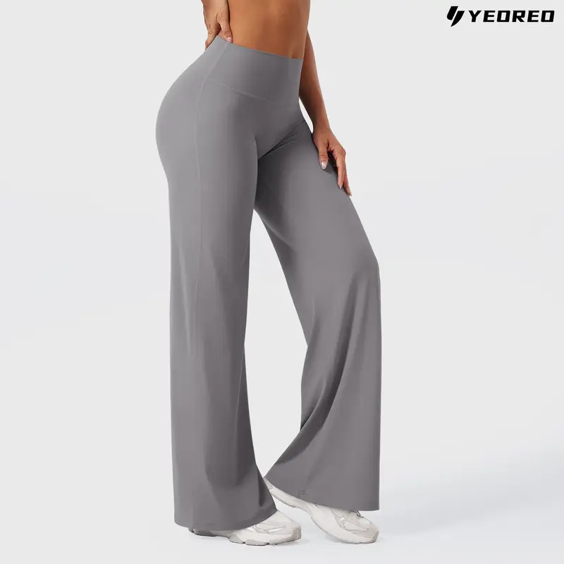 Women's High-Waisted Straight-Leg Yoga Pants/Leggings