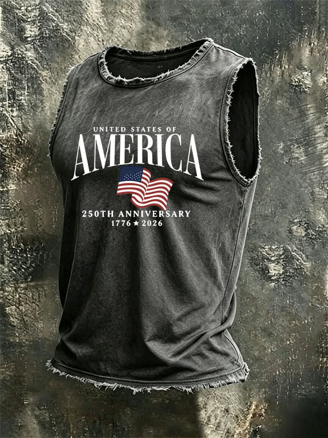 Men'S Casual Printed Vest