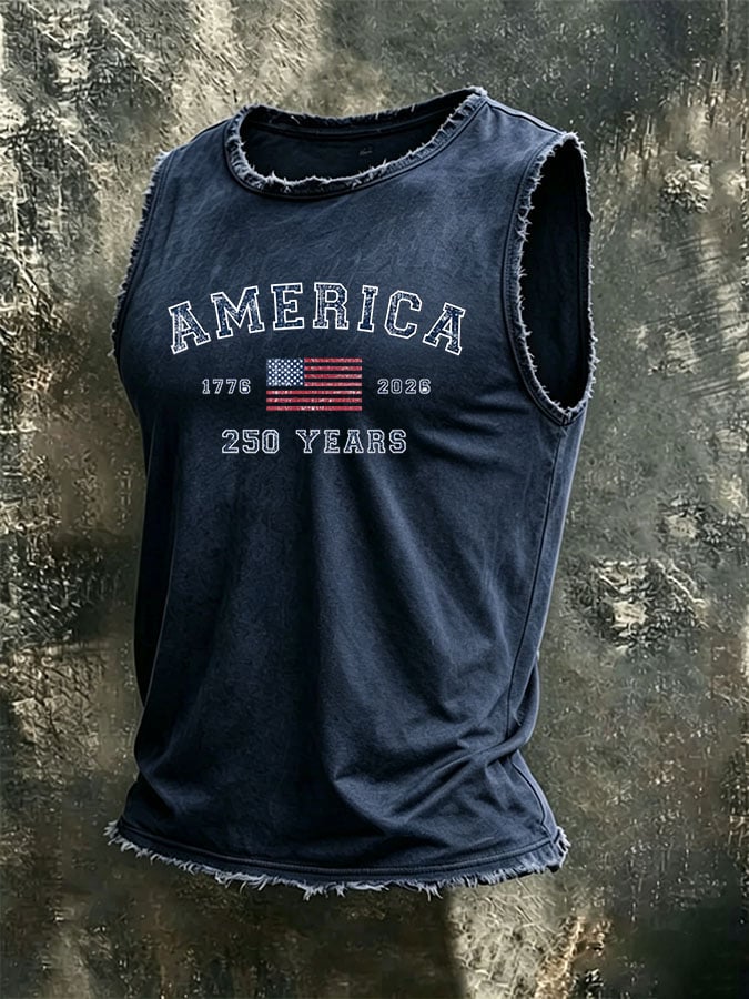 Men'S Casual Printed Vest