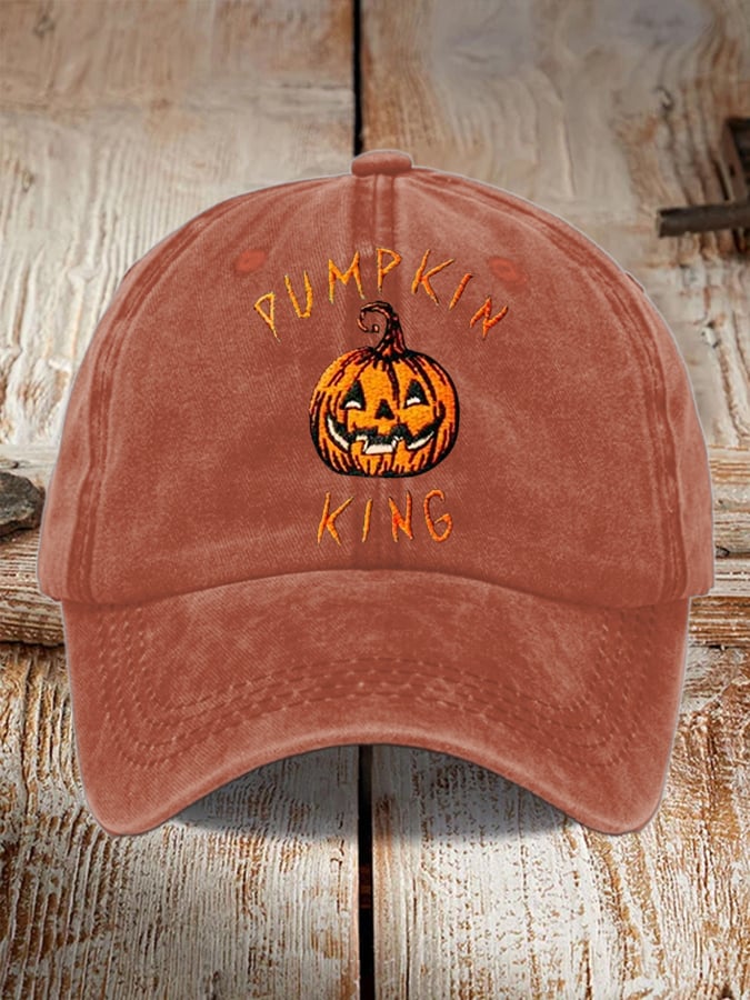 Men's and women's casual Halloween printed hats