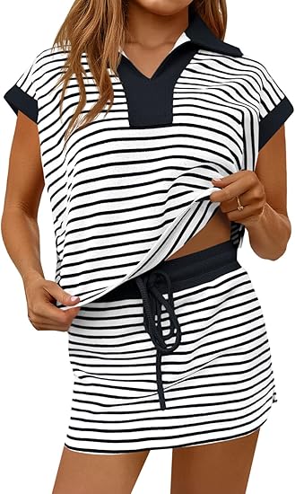 Women's 2-Piece Polo Skort Set